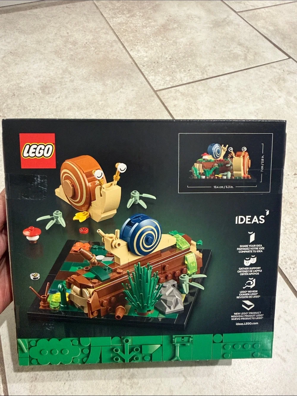 LEGO Ideas Friendly Snails - 40788 nwt unopened